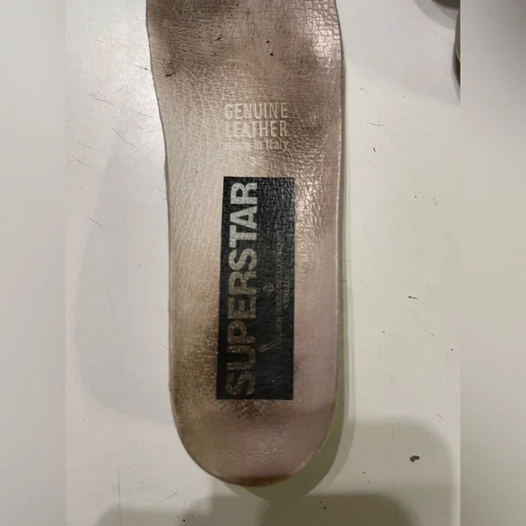 Golden Goose Superstar Women’s 38 (8) Black Glitter Have A Golden Day Sneakers - Picture 12 of 14